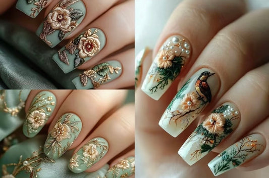 Tiktok live hand made press on nails check out link